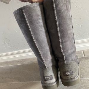 Grey Tall Ugg Boots